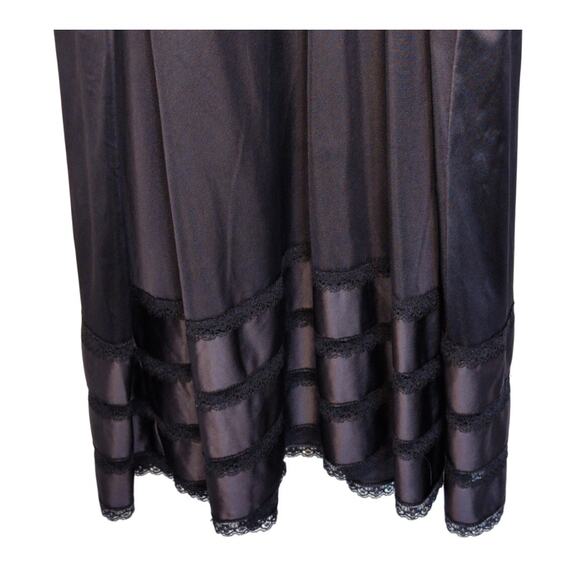 VTG Y2K Babydoll Slip Dress Small Stretch Midi Lingerie Whimsigoth Fairy Grunge - Picture 4 of 6